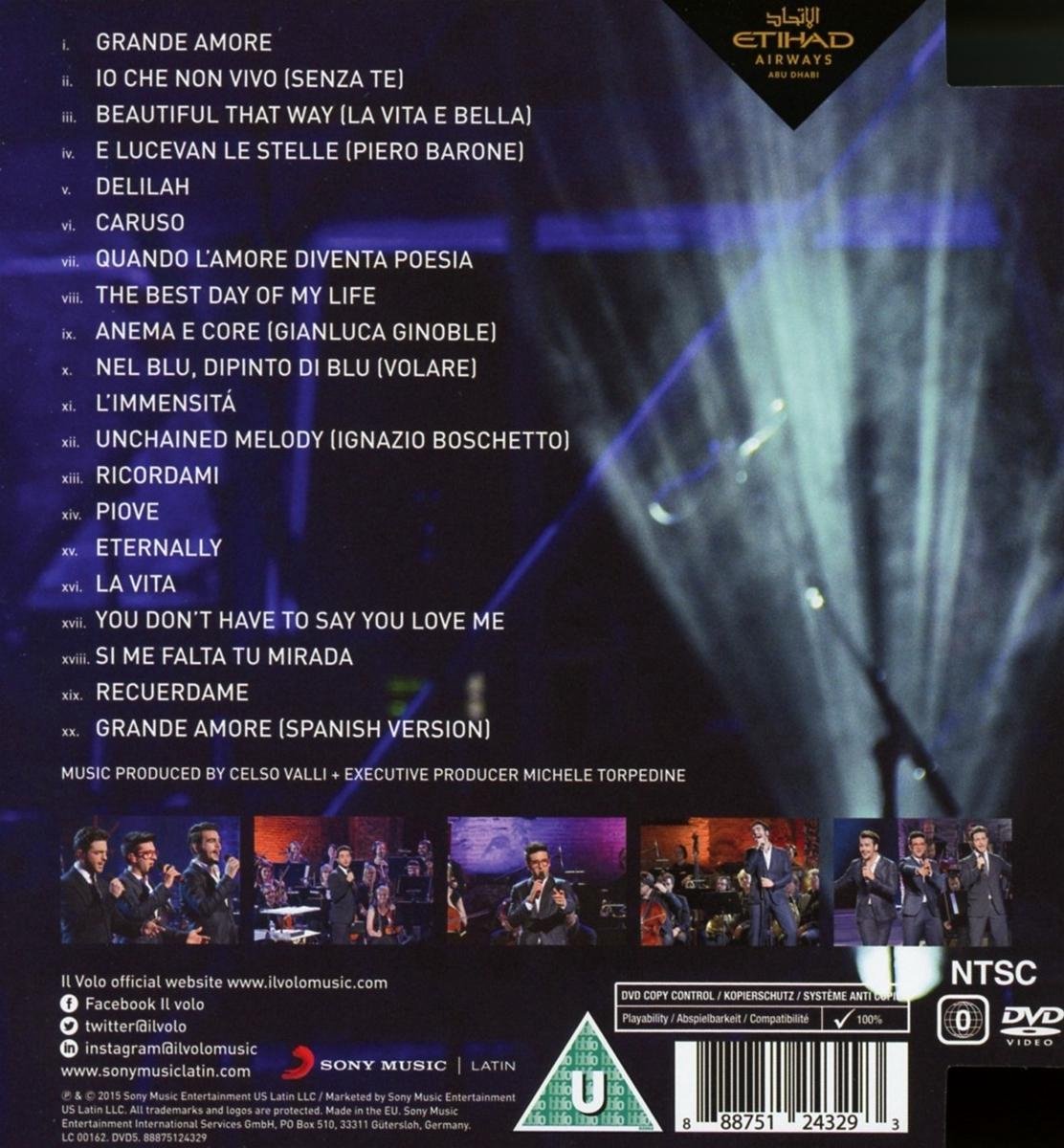 Il Volo Live From Pompeii Dvd Il Volo Muziek