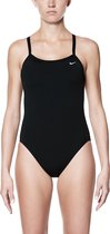 Nike Swim Racerback One Piece Dames Badpak - Black - Maat 40