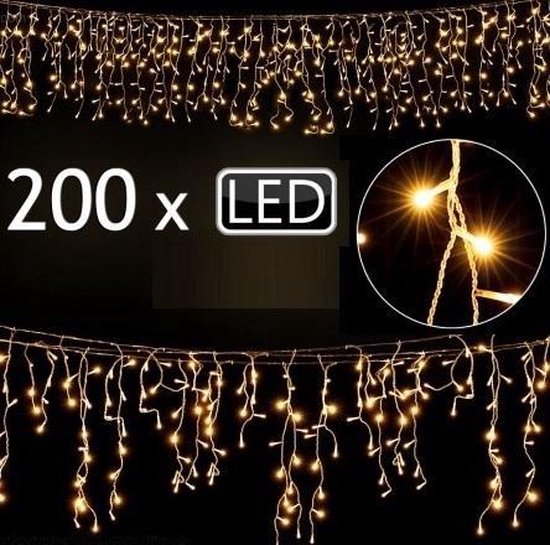 Moeras over marmeren Lichtsnoer 200 LED - 10 m - Lichtjes Warm Wit | bol.com