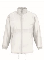 Vêtements de pluie pour hommes - Coupe-vent / imperméable Sirocco en blanc - adultes 3XL (58) blanc