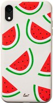 LAUT - iPhone Xr Hoesje - Back Case Tutti Fruti Watermeloen