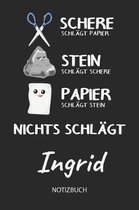 Nichts schl gt - Ingrid - Notizbuch