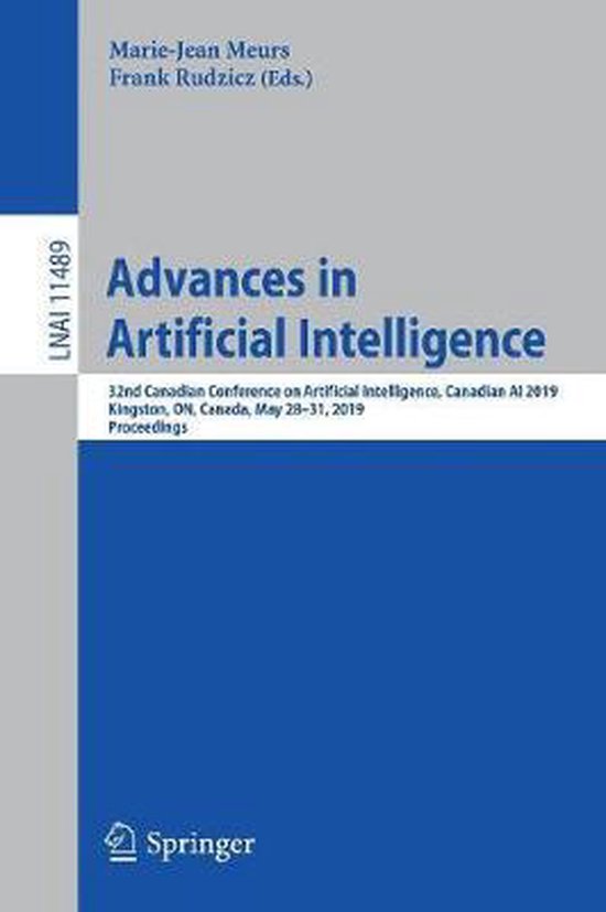 Lecture Notes in Computer Science11489- Advances in Artifici ... - cover