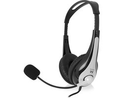 Headphones with Microphone Ewent EW3562 Black