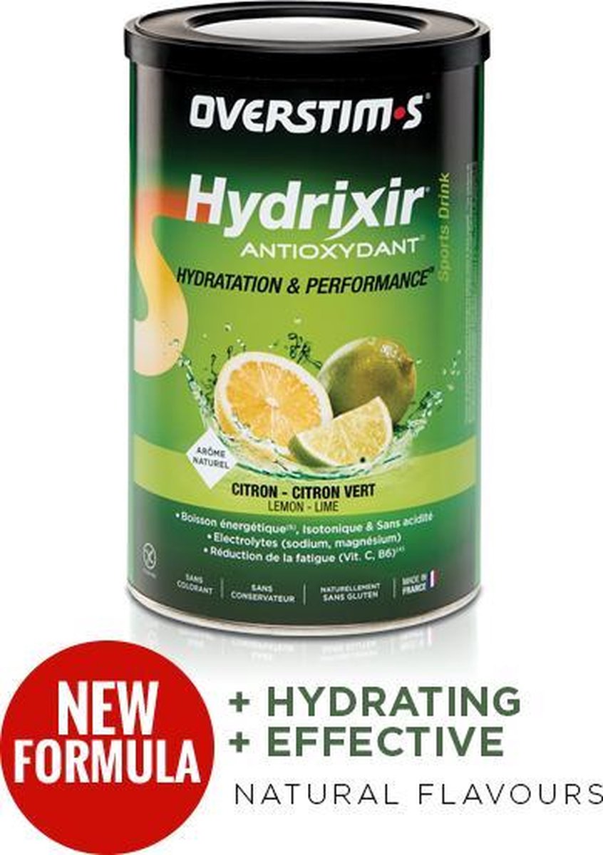Overstim.s Hydrixir Antioxidant Sports Drink Lemon-Lime 600g
