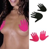 Nipple Sticker|Tepelplakker "Zwarte Handen"|Tepelplakkers|Tepelcover|Tepelbedekkers
