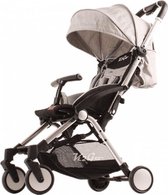 Kees K2 Go Grey met chrome frame wandelwagen