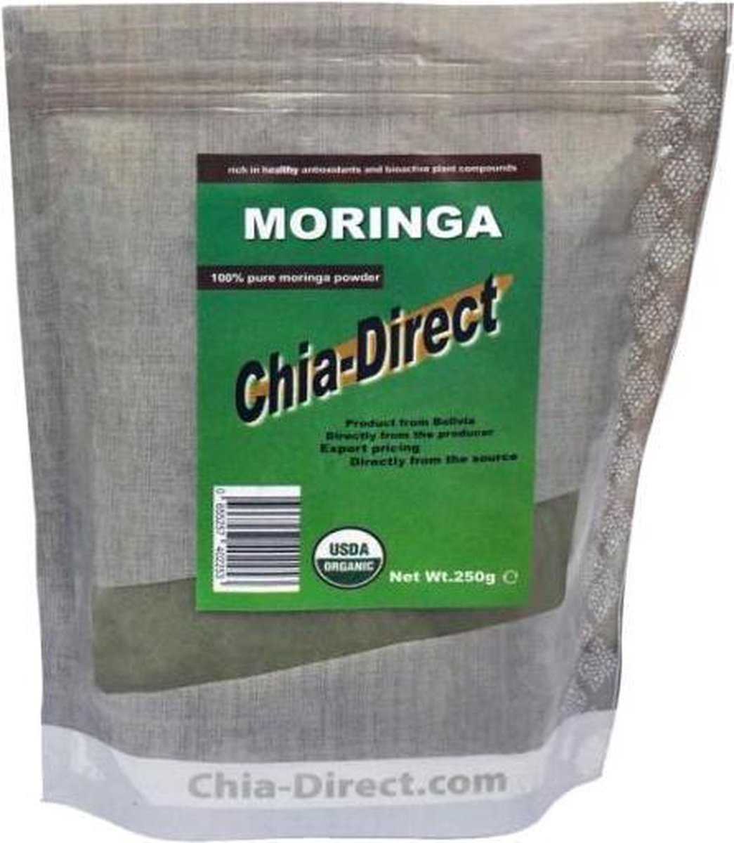 250gr biologische moringa poeder - prijs incl verzending