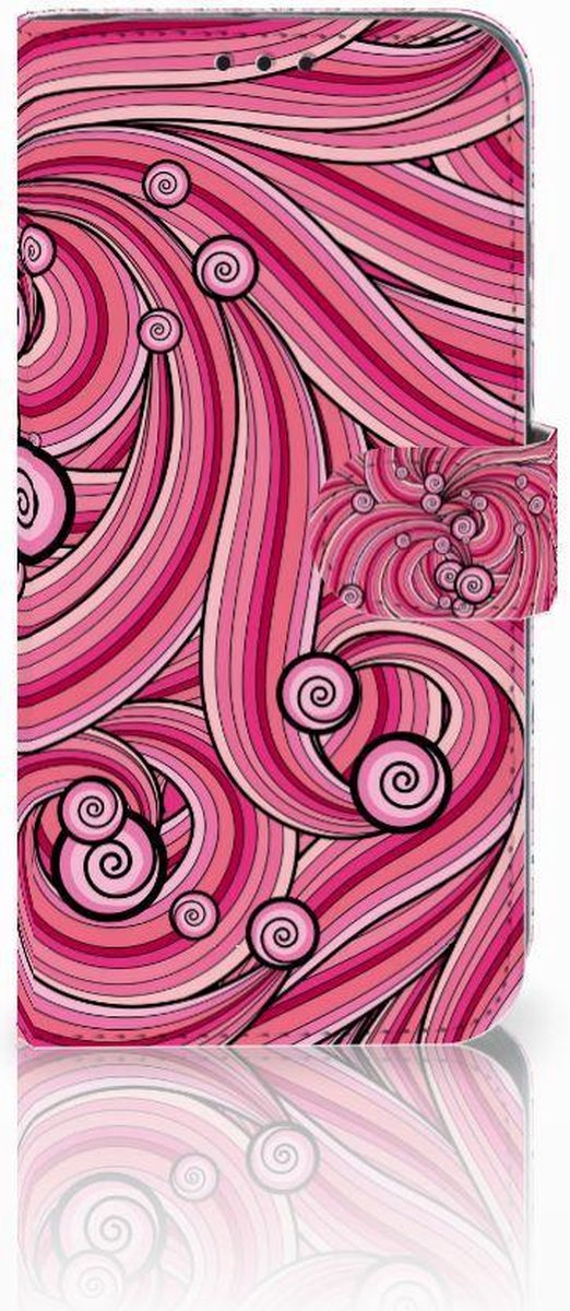 Honor 10 Lite Hoesje Swirl Pink