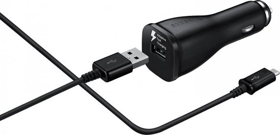 tweedehands opbouwen Zelfgenoegzaamheid Samsung USB-C Autolader - Fast Charging - Zwart | bol.com