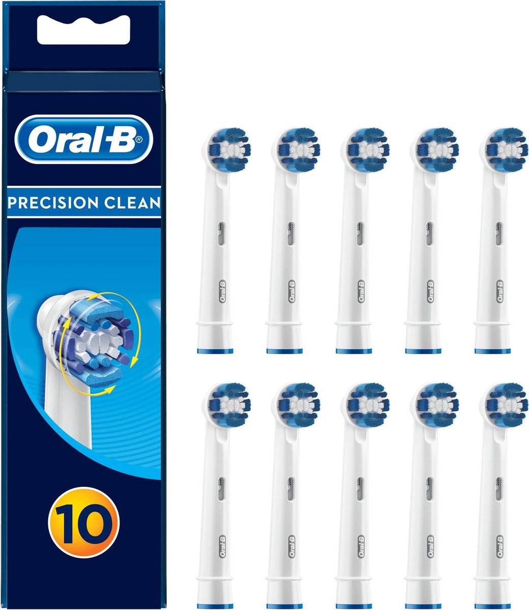 Oral-B Precison Clean EB20 - Opzetborstels - 8 +2 stuks - bol.com