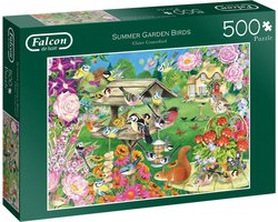 Falcon puzzel Summer Garden Birds - Legpuzzel - 500 stukjes