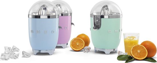 SMEG CJF01BLEU - Citruspers - Zwart - Handmatige druk - 70W van SMEG — afbeelding 2