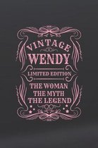 Vintage Wendy Limited Edition the Woman the Myth the Legend