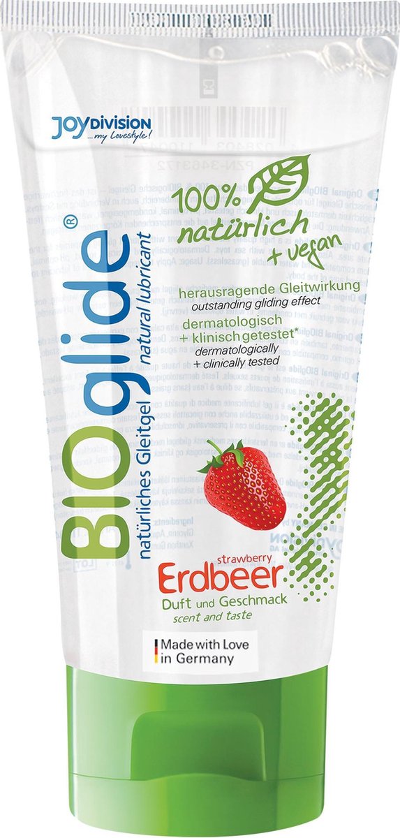 Goedkoopste Joydivision BIOglide Glijmiddel Aardbei - 80 ml