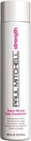 Witte fles Paul Mitchell Super Strong Daily Conditioner 300 ml met roze tekst.