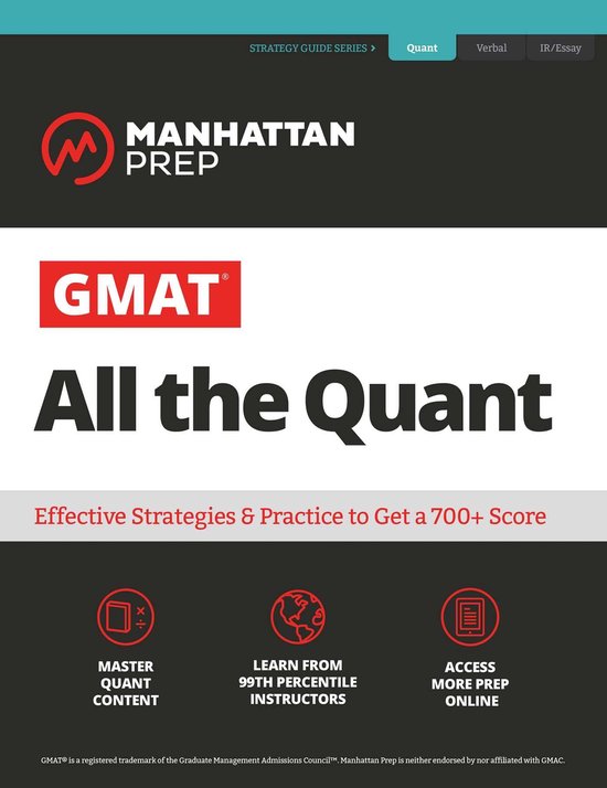 GMAT All the Quant (ebook), Manhattan Prep 9781506248554 Boeken