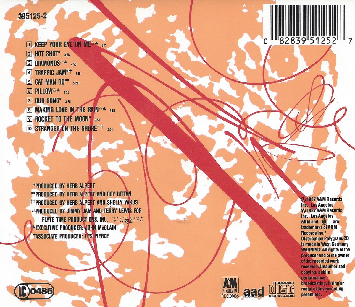 Herb Alpert Keep You Eye On Me, Herb Alpert CD (album) Muziek