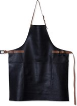 Dutchdeluxes apron BBQ style black/cognac