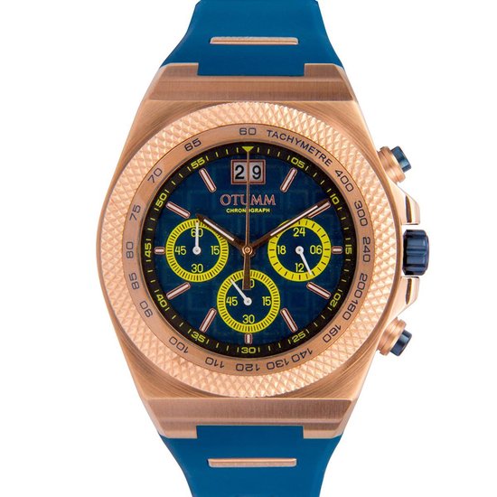 Big Date Rose gold 45mm color 07 Blauw