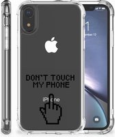 Backcover Geschikt voor iPhone Xr Finger DTMP