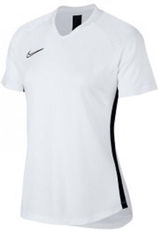 Nike Dry Academy Top Dames Sportshirt - Maat L - Vrouwen - wit/zwart |  bol.com