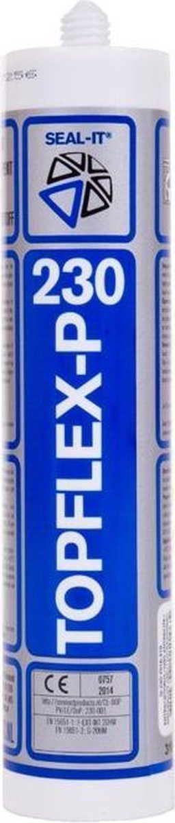 Seal-it 230 overschilderbare en elastische afdichtingskit Topflex-P wit
