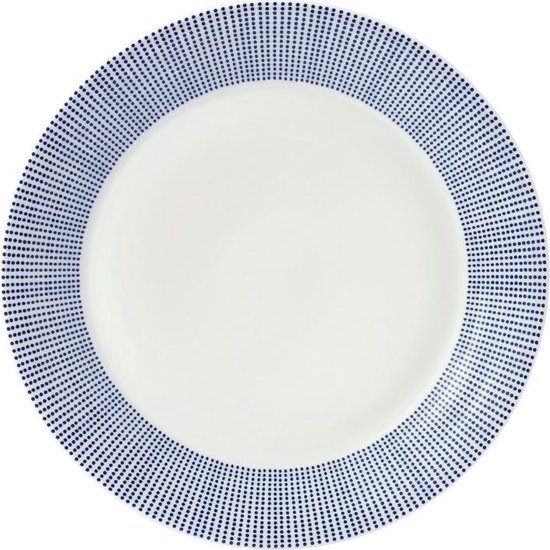 Royal Doulton Pacific Dots Dinerbord - Ø 28 cm - Blauw