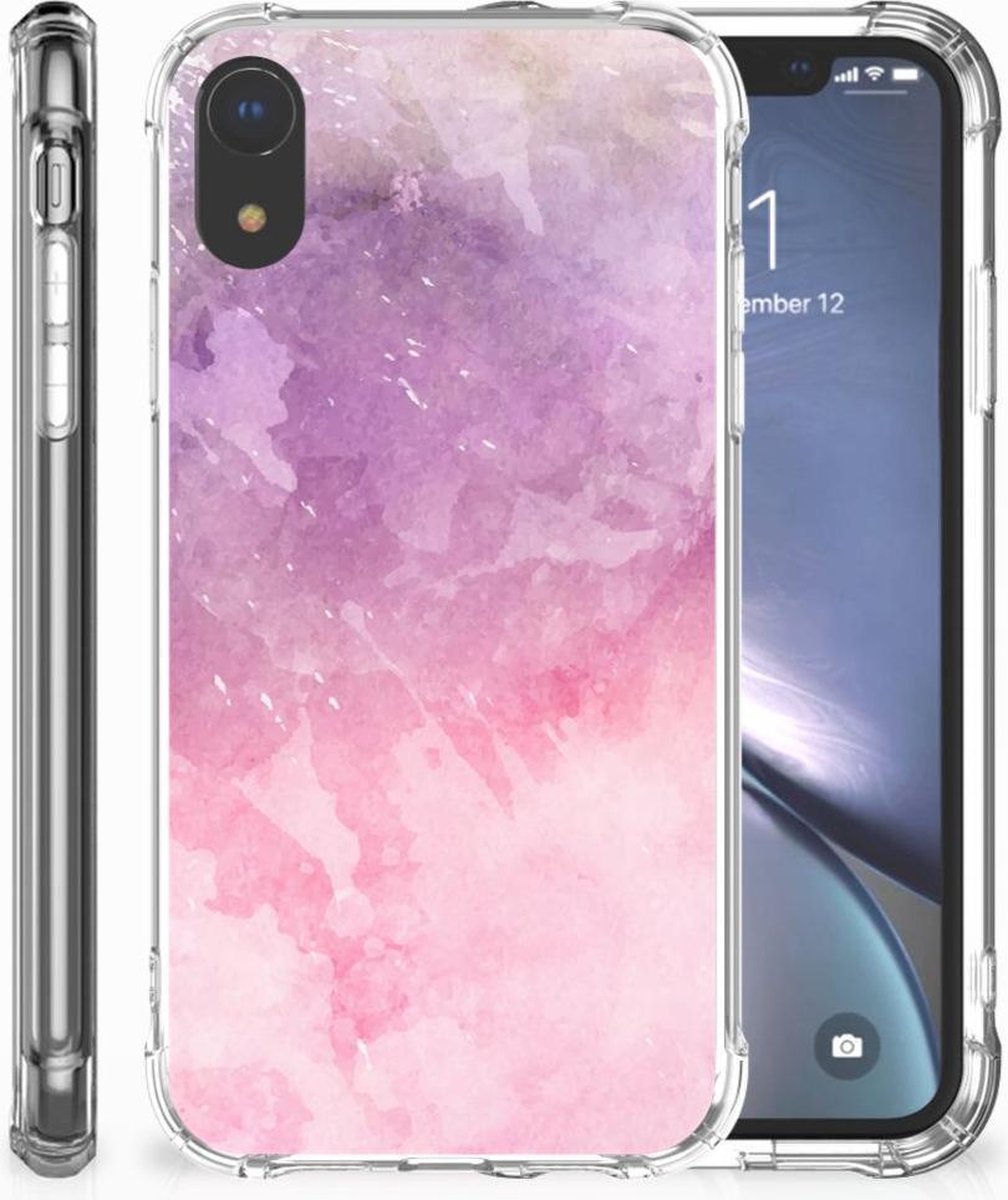 Back Cover Apple iPhone Xr Pink Purple Paint