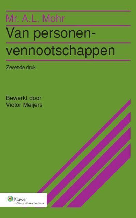 Van personenvennootschappen - cover