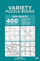 Variety Puzzle Books for Adults - 400 Master Puzzles 9x9