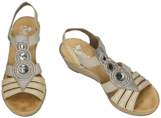 bol.com | Rieker 62459-91 sandalen goud