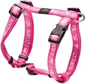 Rogz for dogs scooter tuig voor hond pink paw 16 mmx32-54 cm