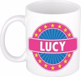 Lucy naam koffie mok / beker 300 ml - namen mokken