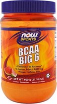 BCAA Big 6- Natural Watermelon Flavor (600 gram) - Now Foods