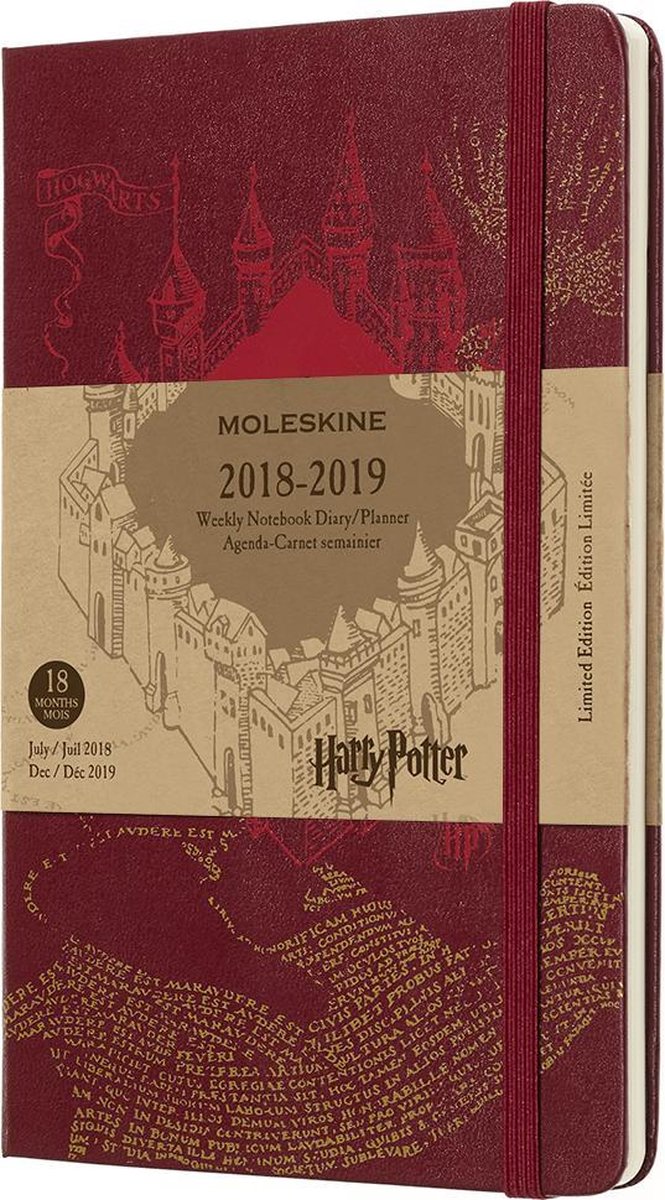Moleskine agenda 20182019 18 maanden LE Harry Potter