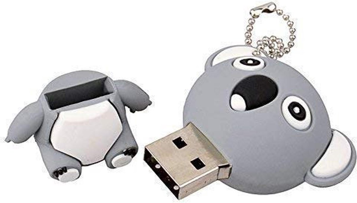 Clé USB Ulticool Koala Bear 16 Go - Animaux - Gris | bol.com