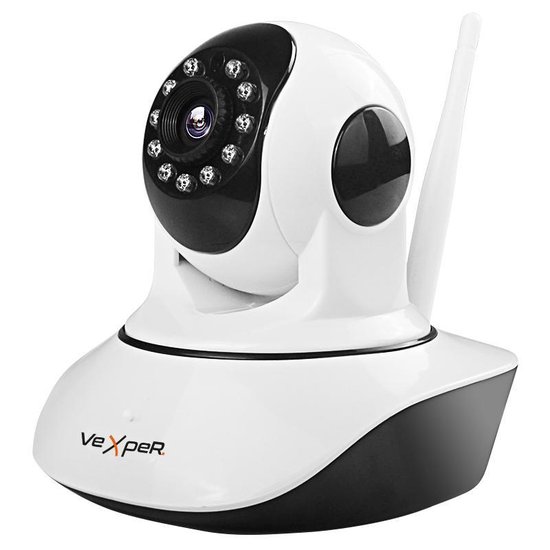 VeXpeR - Beveiligingscamera - Baby Monitor Wifi Camera met Nacht Visie - Wit van VeXpeR — afbeelding 2