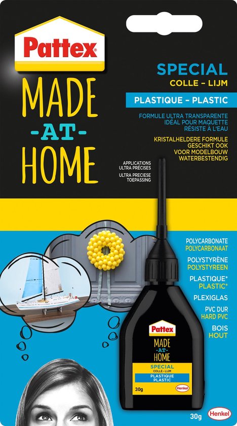 Pattex Plasticlijm - Plastic lijm - Lange applicator - 20gram | bol.com