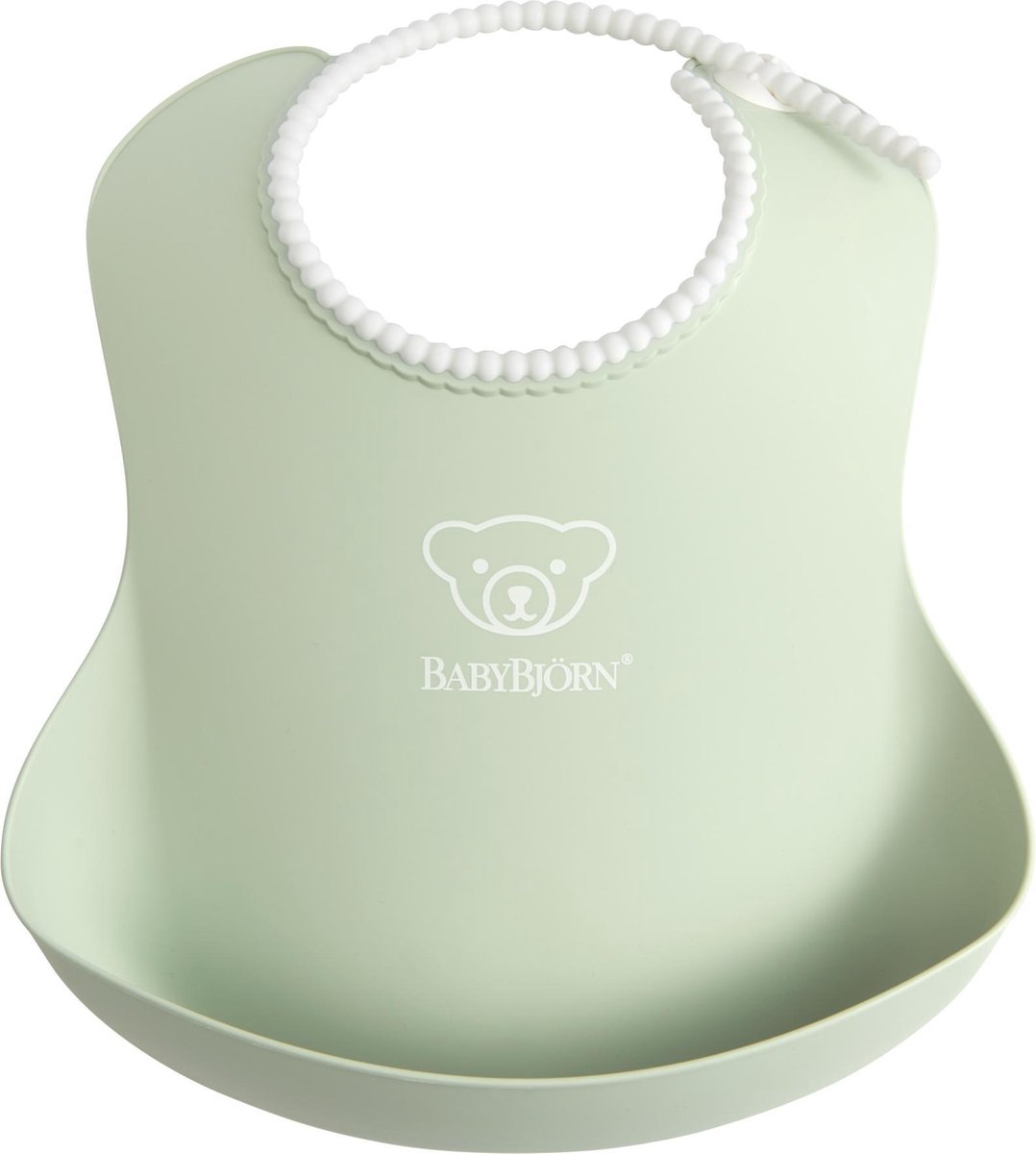 Goedkoopste BabyBjörn Slabbetje - Pastelgroen
