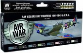 Vallejo val71162 - Model Air - WWII RAF Day Fighters Colors 8 x 17 ml