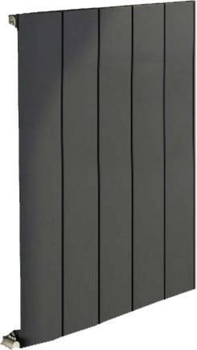 Design radiator horizontaal aluminium mat antraciet 60x47cm 555 watt - Eastbrook Peretti