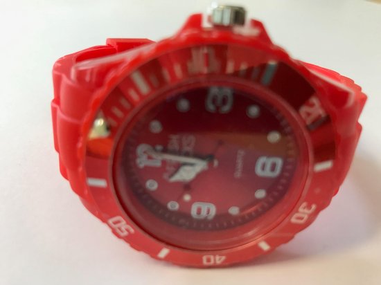 Fresh Clock rood | bol