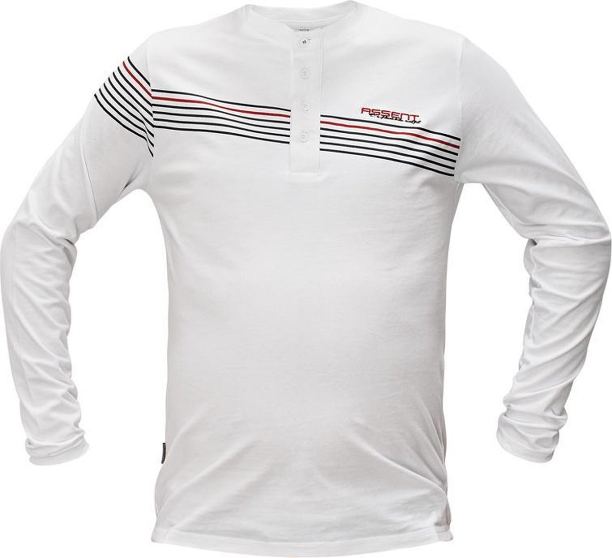 Assent longsleeve schilders/stucadoors t-shirt Sandown wit maat S