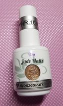 Gelpolish Jade Nails nr. 10 Bronze Sparkling 15ml -gelnagellak-