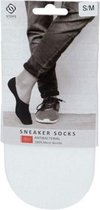 Steps Sneaker sokken wit - S/M - Maat 35-38