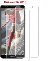 2 Pack - Huawei Y6 (2018) Beschermglas Screen Protector / Tempered Glass Screen