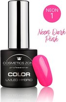 Cosmetics Zone UV/LED Hybrid Gel Nagellak 7ml. Neon Dark Pink N1