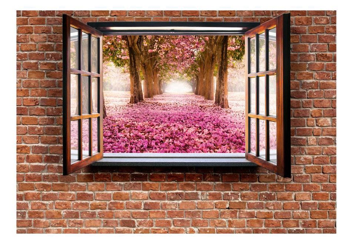 Fotobehang Uitzicht door het raam Fotobehang Uitzicht door het raam