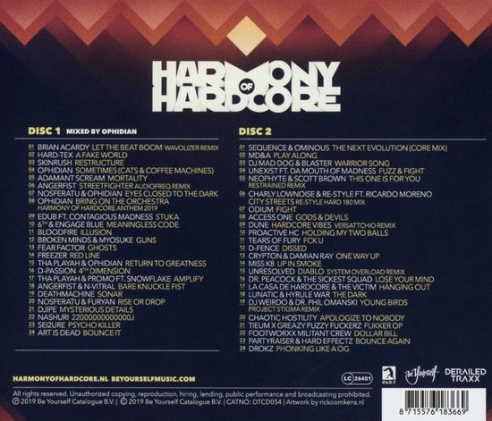 Harmony Of Hardcore 2019 - Harmony of Hardcore